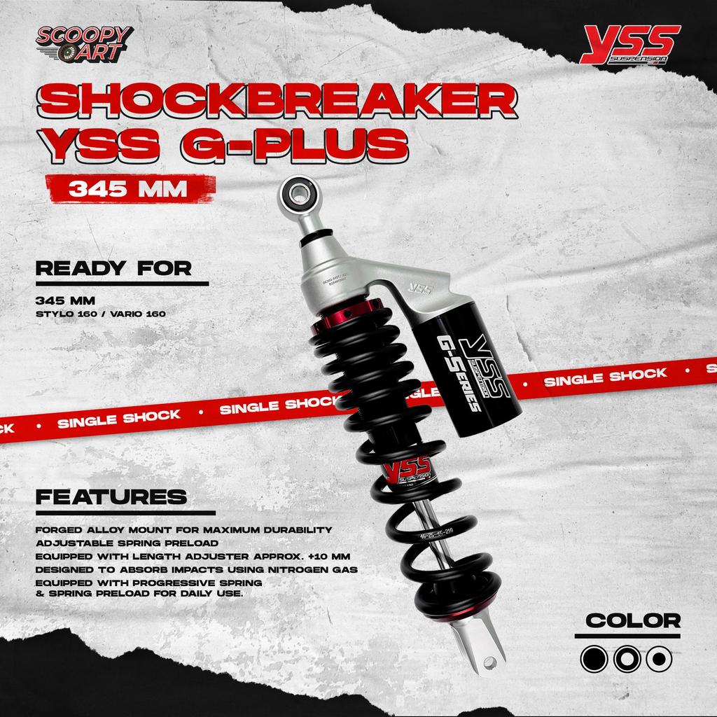 SHOCK Stylo 160 345mm YSS GPlus G Plus Honda Stylo160 Vario 160