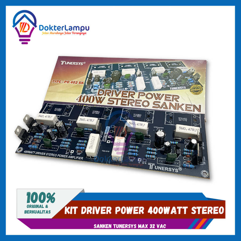 Fourclub_ Kit Driver Power 400Watt Stereo Sanken Tunersys