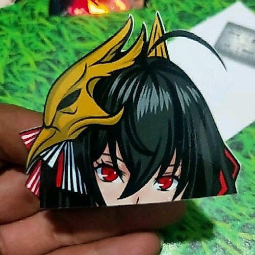 stiker anime taihou azur stiker motor mobil laptop
