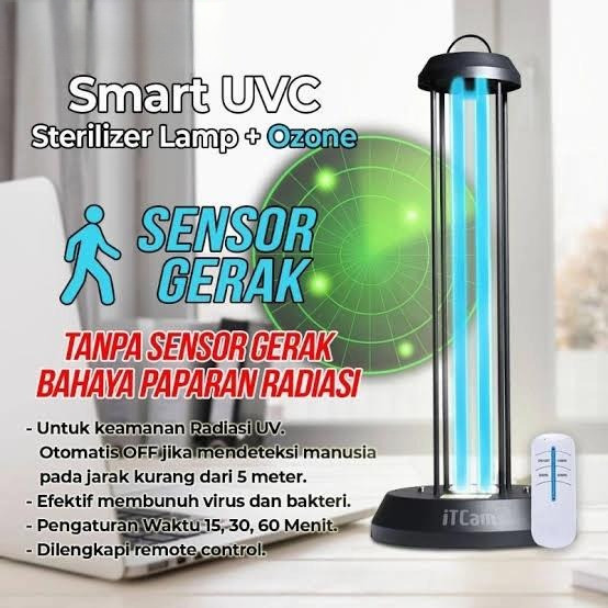 Lampu UV Ozon 38w Sterilizer Ultraviolet Sterilisasi Virus - Non Ozon SSM Sterilizer & Warmer