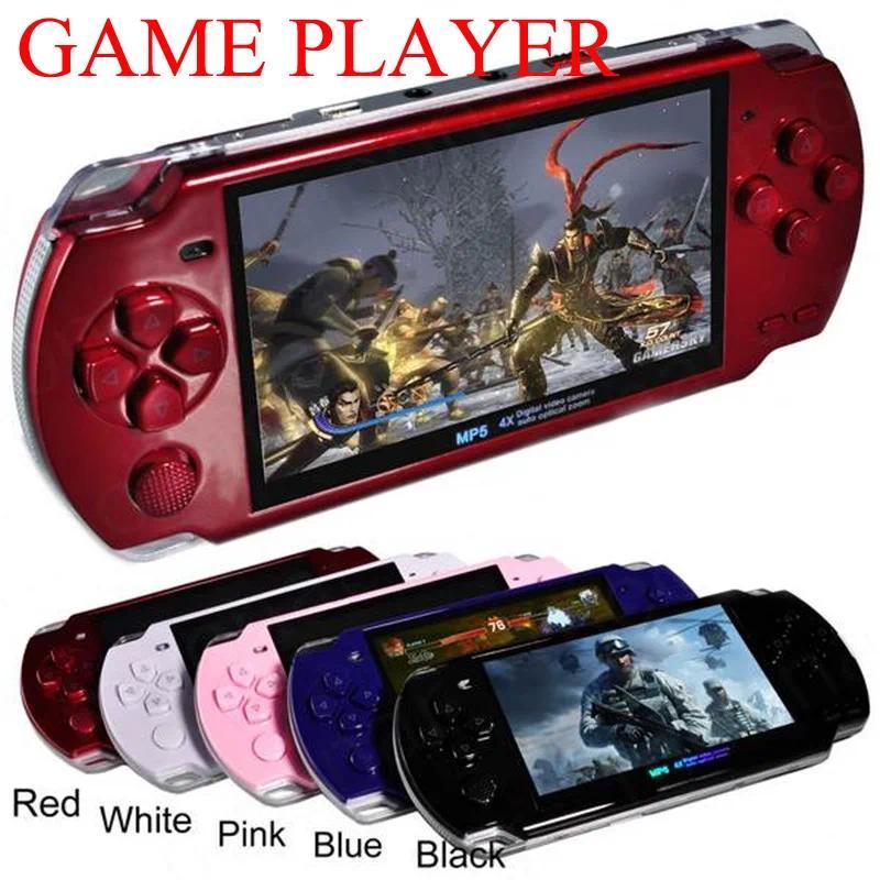 in stock Built-in 5000 games, 8GB 4.3 Inch PMP Handheld Game Player MP3 MP4 MP5 Player Video FM Came
