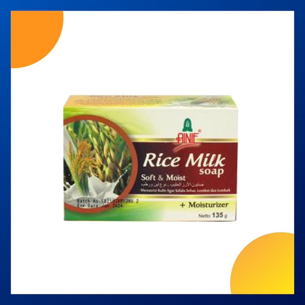 Ainie Rice Milk Soap Soft & Moist 135 Gram
