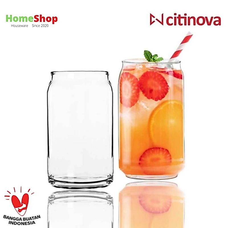 GELAS KACA CITINOVA ALE 470ML | GELAS KALENG | CAN GLASS