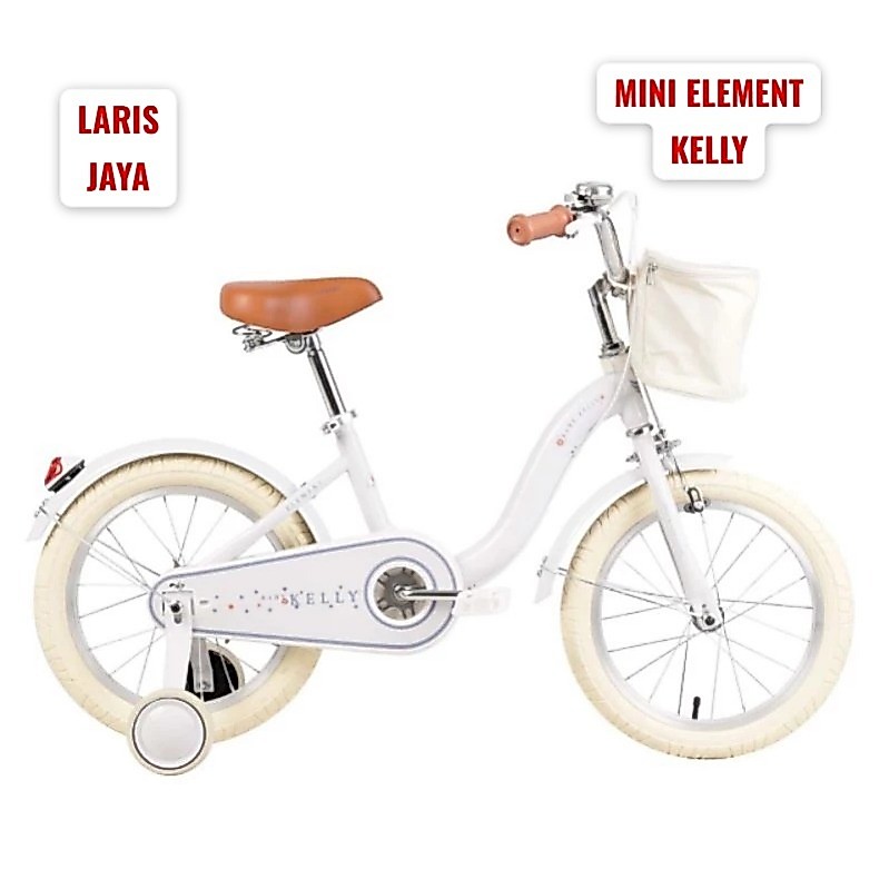 Sepeda anak ELEMENT KELLY 16 INCH , sepeda anak perempuan mini 16 element , sepeda keranjang ukuran 