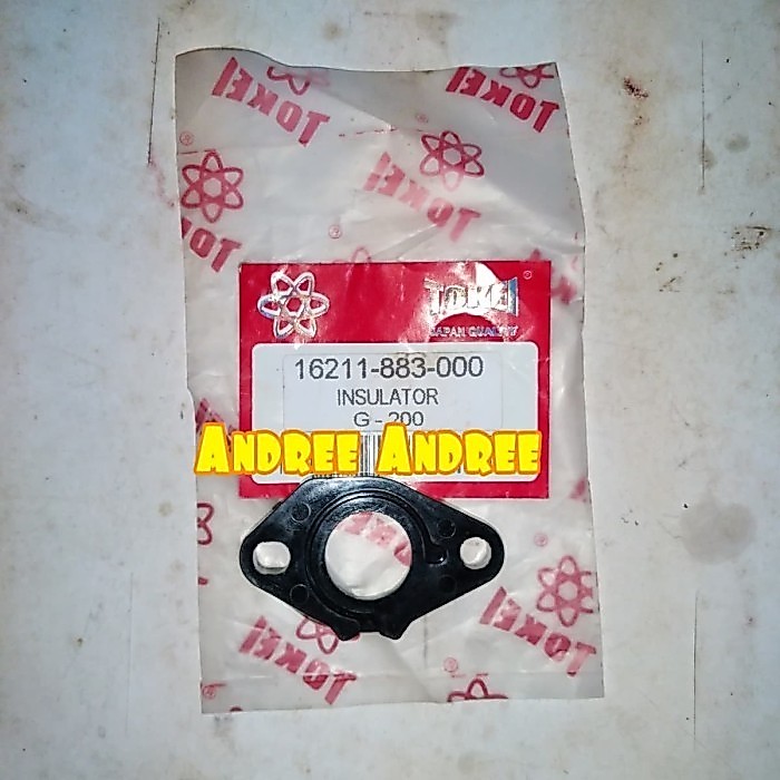 Open DS] Fiber Insulator Carburator utk mesin Honda G-150 G-200