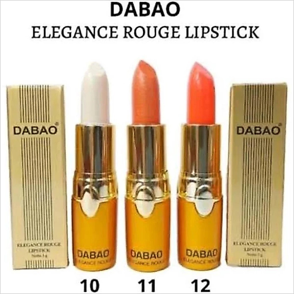 DABAO Lipstick Elegance ROUGE LIPSTICK GOLD - Lipstick Tahan Lama - Lipstick Dabao Original