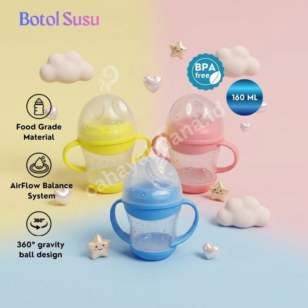 Gelas Susu Anak Kapasitas 160 ML / Gelas Susu Dot Lembut