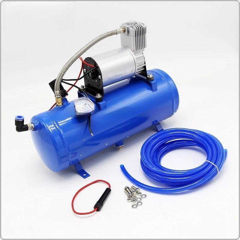 Universal Spot Horn Mofication Air Pump Blue 6l Air Compressor 12v24v Suspension Compressor