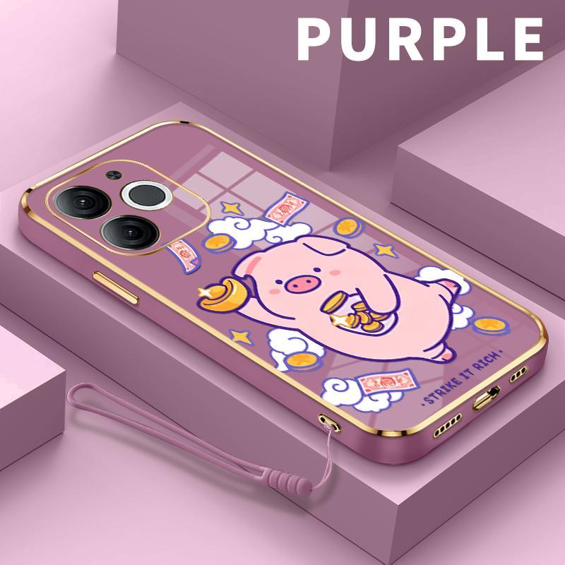 Soft Case For Itel A80 S23 A50 4G A70 P65 RS4 Imut Babi Silicon Electroplating Softcase Handphone