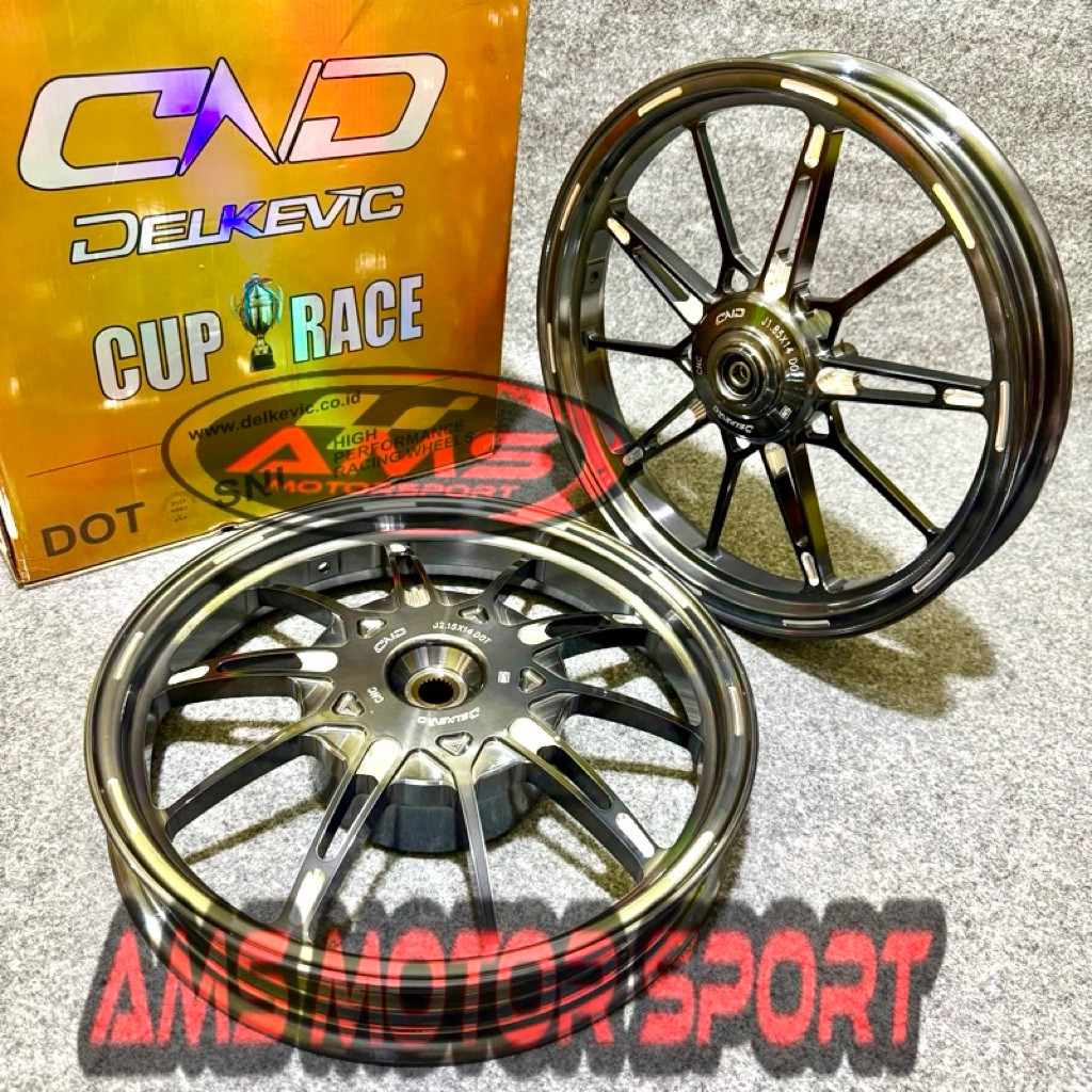 VELG DND DELKEVIC X SPEED 185x14 & 215x14 VARIO 125/150 VARIO 160Cbs BEAT SCOOPY STYLO CBS MIO SPORT