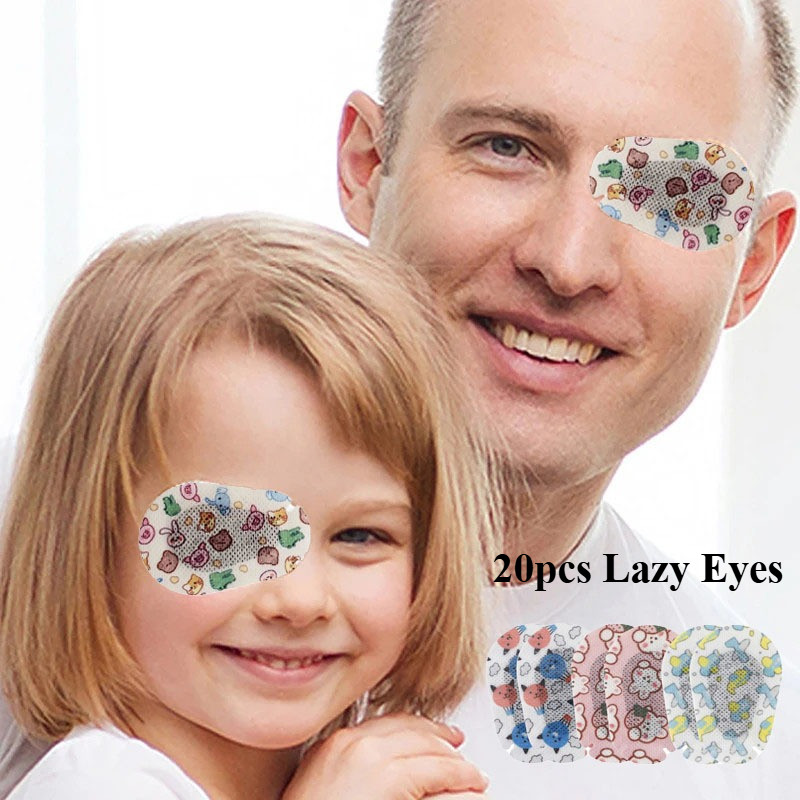 20pcs Lazy Eyes Patch Penutup Mata Malas Anak Opticlude Orthoptic Eye Patch Terapi Mata Anak