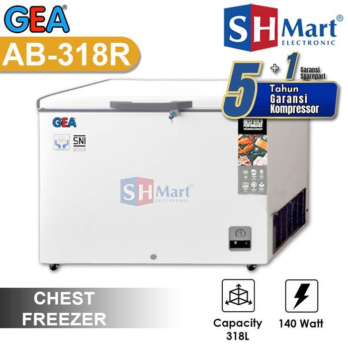 PROMO SALE Chest Freezer GEA 310 Liter AB 318 R / GEA Freezer Box AB318R (MEDAN)