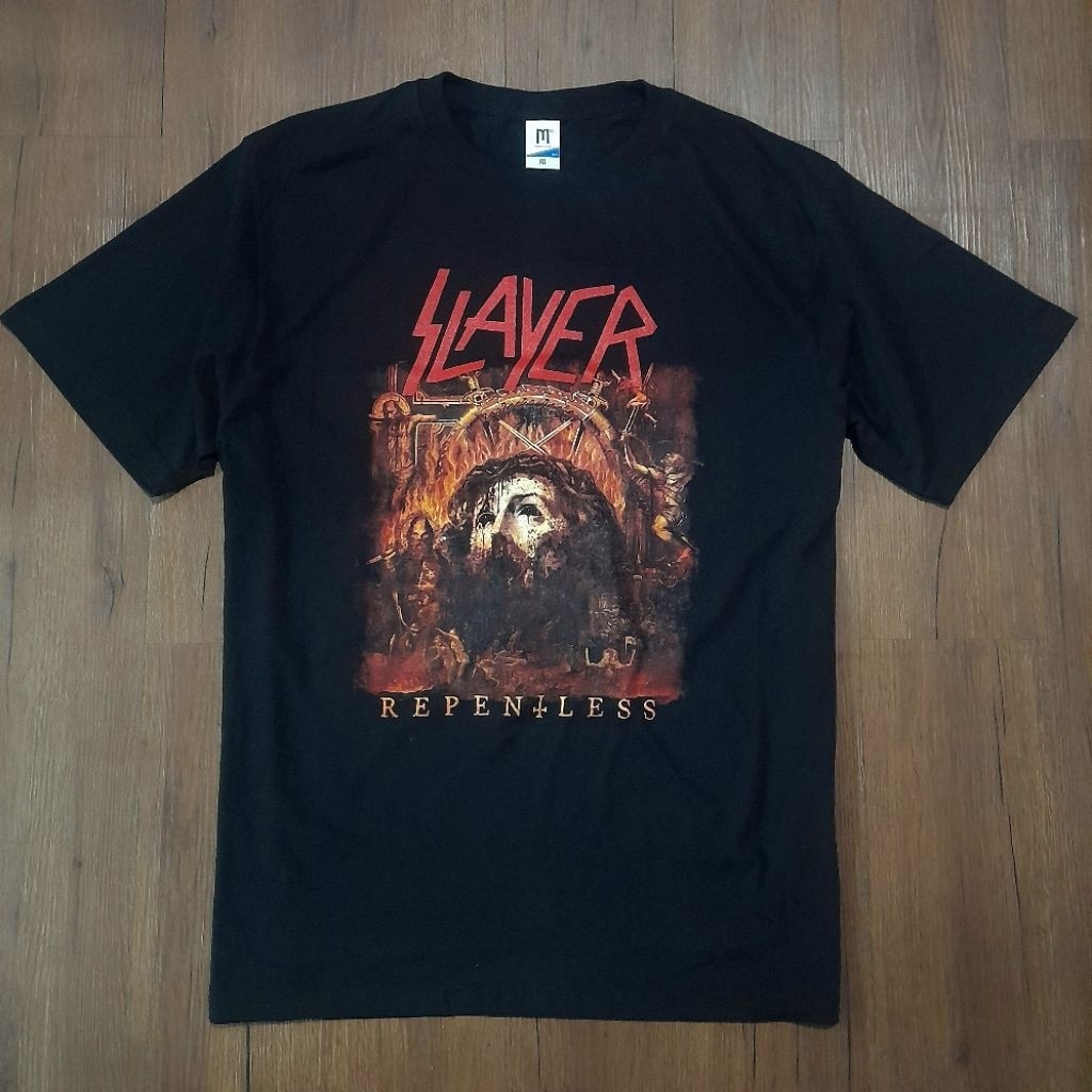 T-Shirt SLAYER Repentless /kaos band/kaoa musik/kaos bootleg