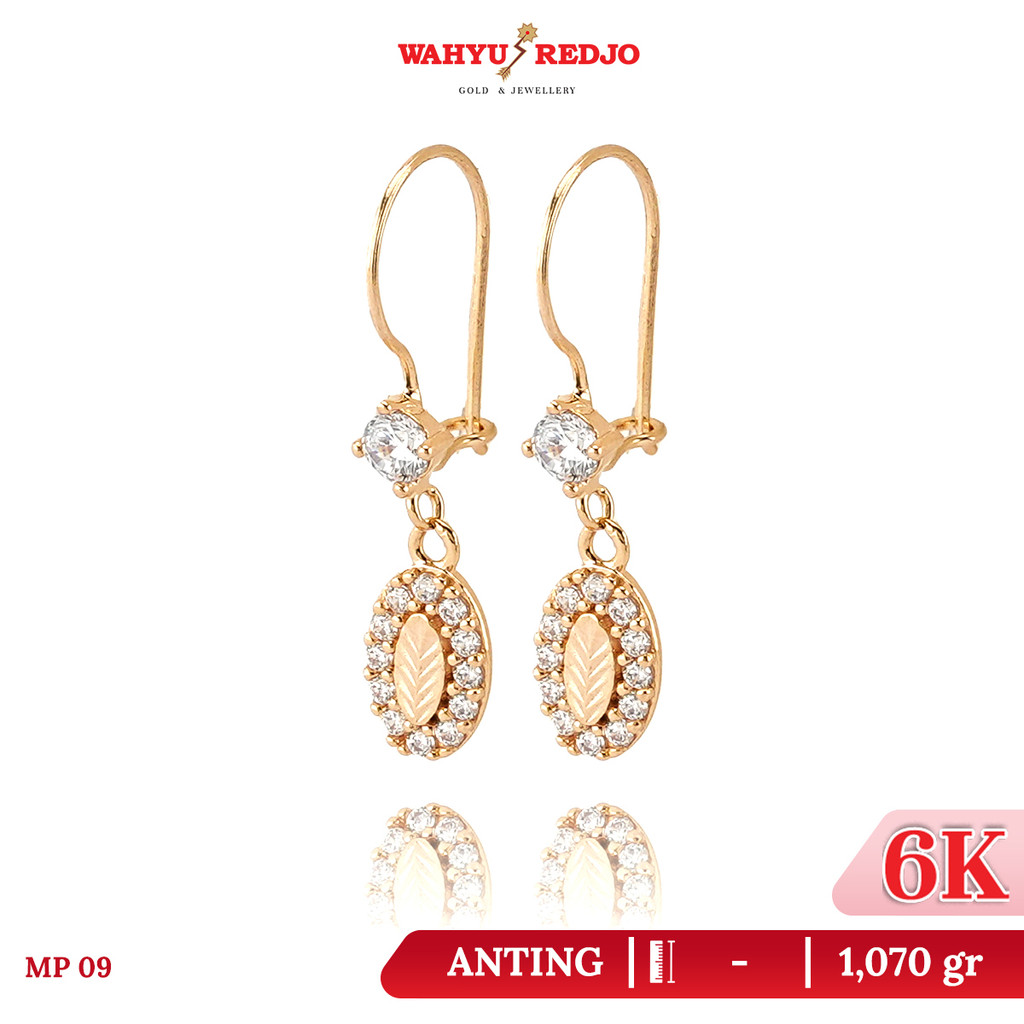Anting Emas 6K Wahyu Redjo AN-6K 31684535 Non Pameran