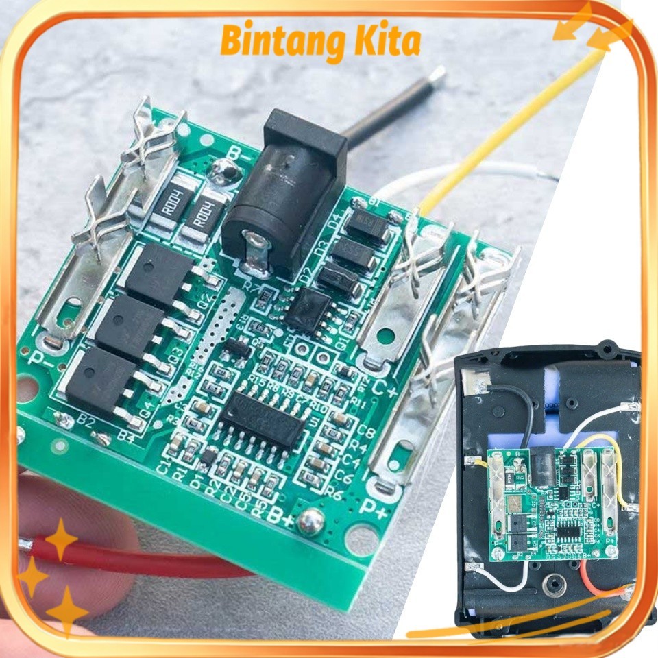 Pelindung Circuit Board Baterai Lithium 5s 21v 20a / Bms 5s Lxt  Board Pelindung Circuit Board Pelin