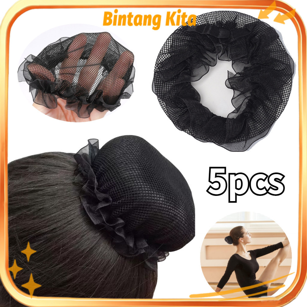 Jaring Sanggul / Hairnet Balerina Bun Hairnet Mesh Jaring Sanggul Cepol Konde Ballet Jala Rambut Hai