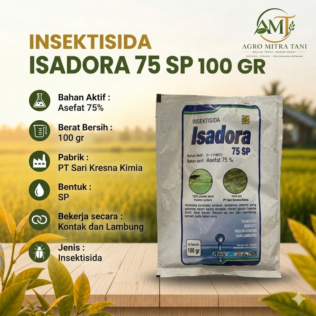INSEKTISIDA ISADORA 75 SP 100 GR