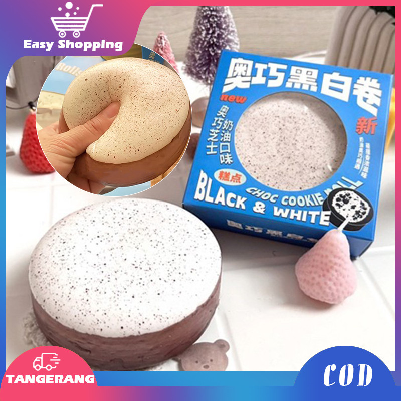 Squishy Hachimi Mini Squishy Cookie Roll Cake Slow Rebound Squishy Decompression Toys Squeeze Stress
