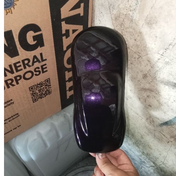 Promo Cat Hitam Lembayung Ungu/Cat Hitam Metalik Violet Pu