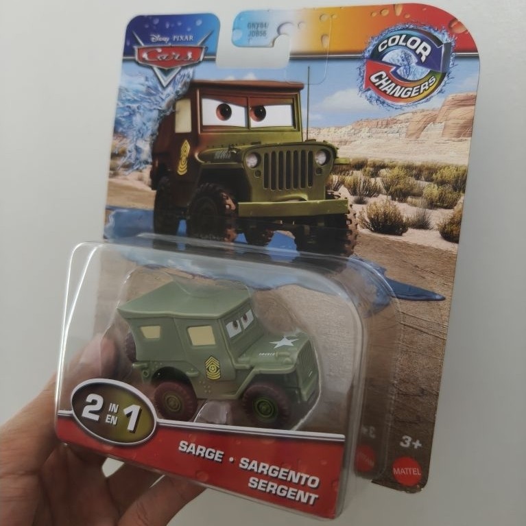 Cars disney pixar Sarge sargento color charger