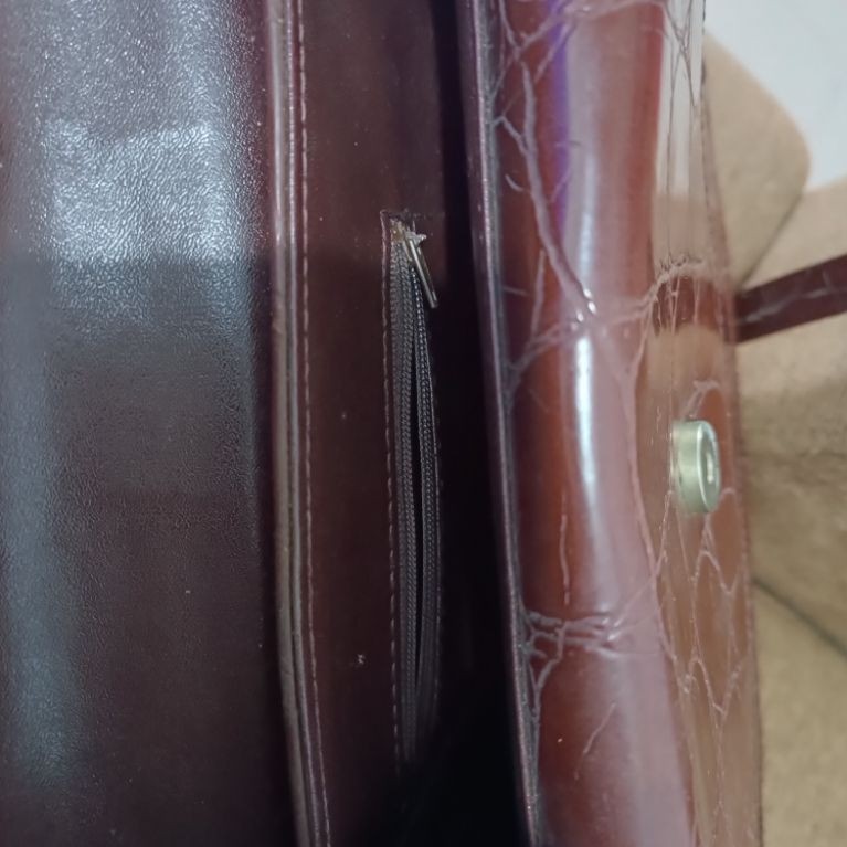 Preloved Tas Aigner Crocofull