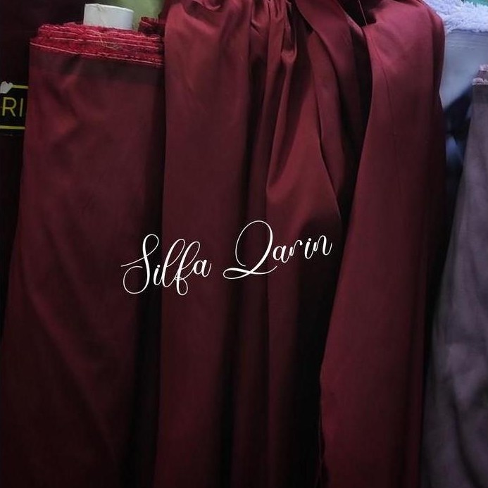 Kain Bahan Taveta Silk Doff Premium / Bahan Kain Tafeta Doff Korea