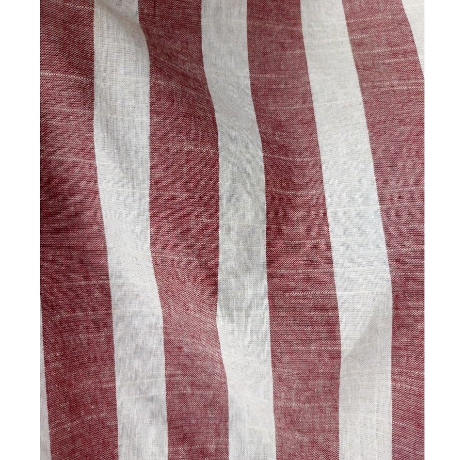 Kain Linen Salur Premium Adem – Bahan Linen Meteran Halus Nyaman