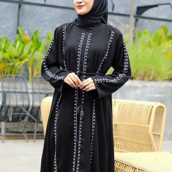 GAMIS ABAYA HITAM / GAMIS ABAYA TERBARU / GAMIS ABAYA SIMPEL