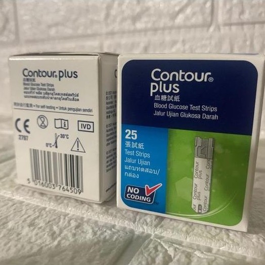 ASCENSIA DIABETES CARE - CONTOUR PLUS STRIP TEST GULA DARAH 50 STRIP