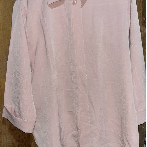 kemeja wanita preloved ,baju wanita,kemeja kerja warna pink