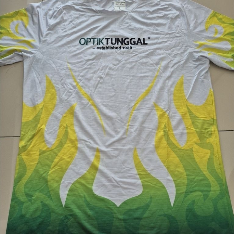 Jersey Lari Run With Optik Tunggal Size L