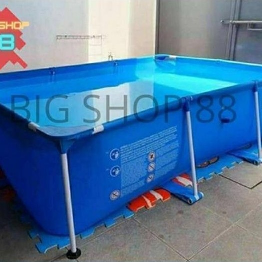 BESTWAY KOLAM RENANG FRAME POOL 3 METER FREE POMPA FILTER KOLAM