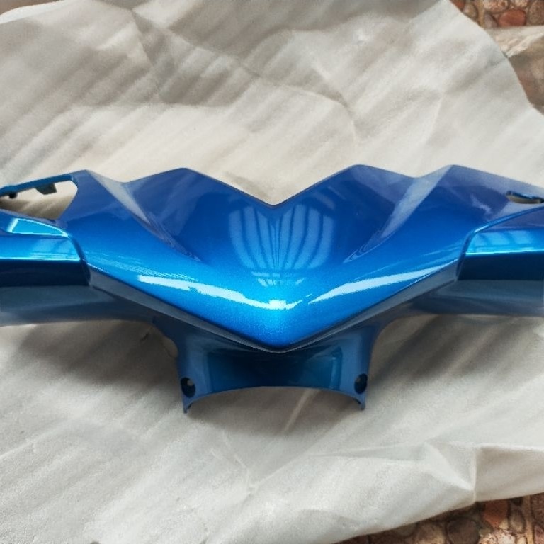 Cover Handle Front Batok Lampu Depan Biru Honda Beat Karbu Original AHM | 53205-KVY-910ABM