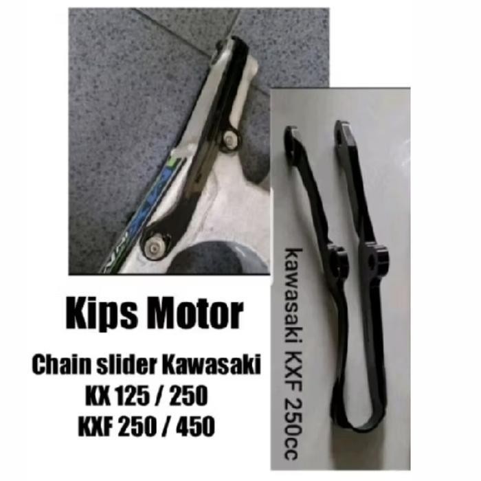 Chain Slider Karet Rantai Swing Arm Kawasaki Kx 125 250 Kxf 250 450