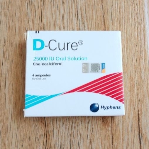 D cure 25000iu oral solutions isi 4 ampoules original Malaysia