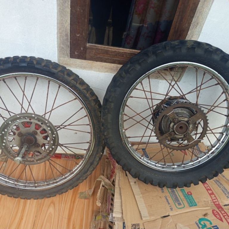 pelk set ban ring 16 dan 19 trail copotan