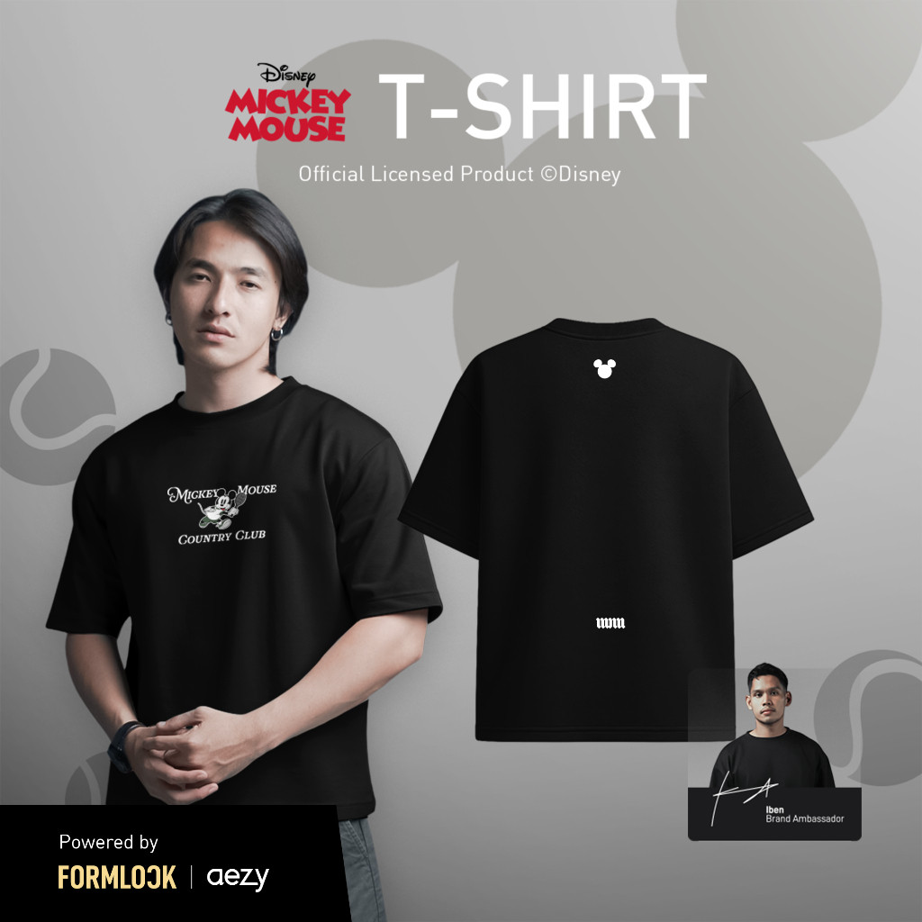 Ready Stock - No Void Minds Mickey Mouse Edition MICKEY COUNTRY CLUB T-Shirt