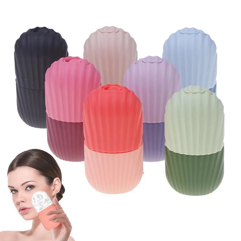 Reusable Ice Ball Face Roller Silicone Ice Mold Face Roller Skin Care Lifting Firming Face Skin Faci
