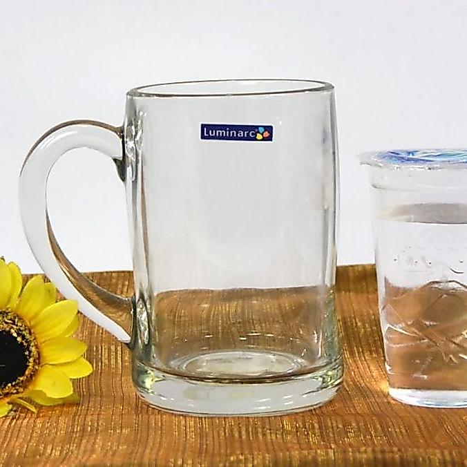 Essen- Luminarc Benidorm Mug Glass 16 Oz Gelas Beer