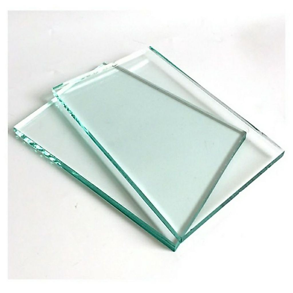 kaca Polos Bening Diameter 12x12cm Tebal 2mm
