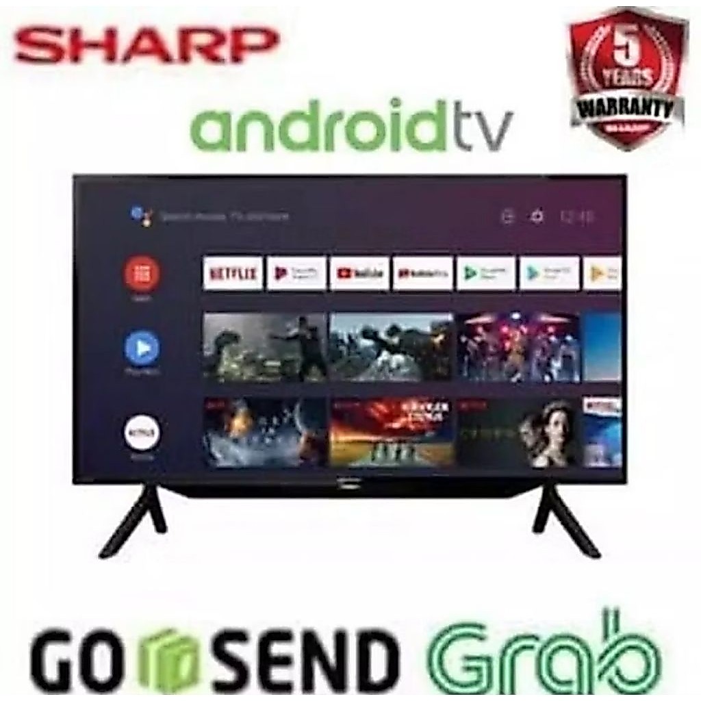 TV SHARP LED 43 INCH 4K UHD ANDROID TV 43GH3000