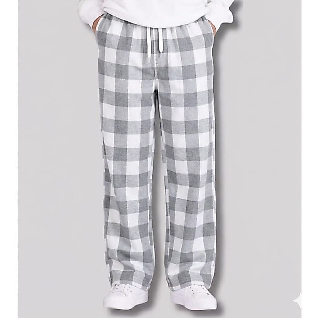 celana flanel panjang pria tartan pants premium kotak