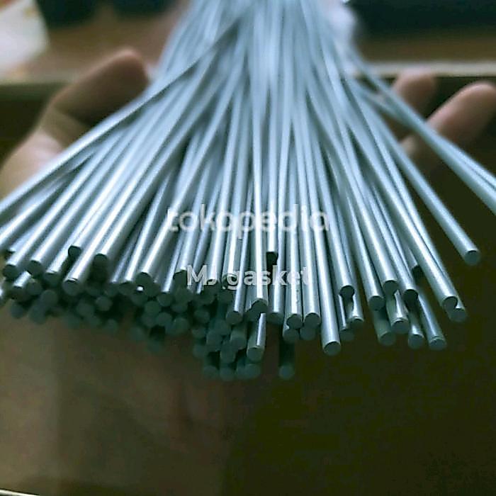 kawat las PVC abu abu / welding rod PVC abu abu single