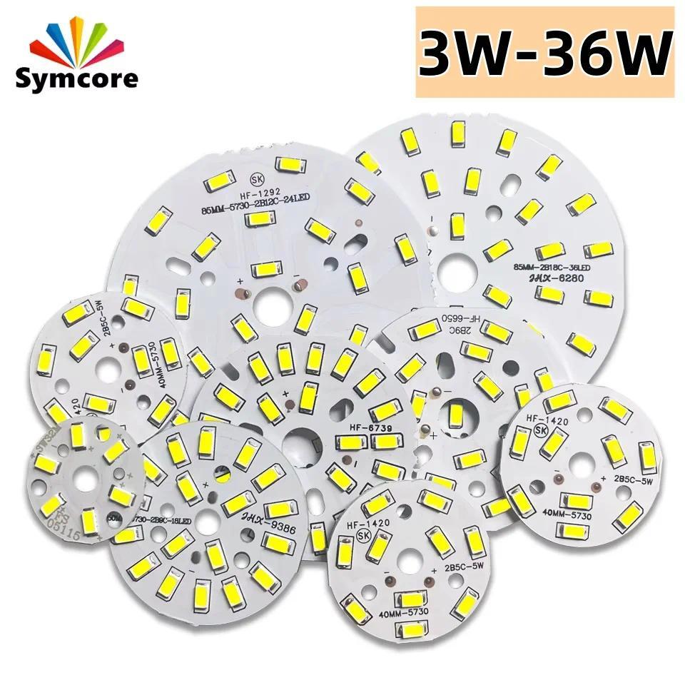 Chip LED SMD 3W 5W 7W 9W 12W 15W 18W 24W 30W 36W Papan Lampu Terang Untuk Lampu LED, Downlight, Plaf