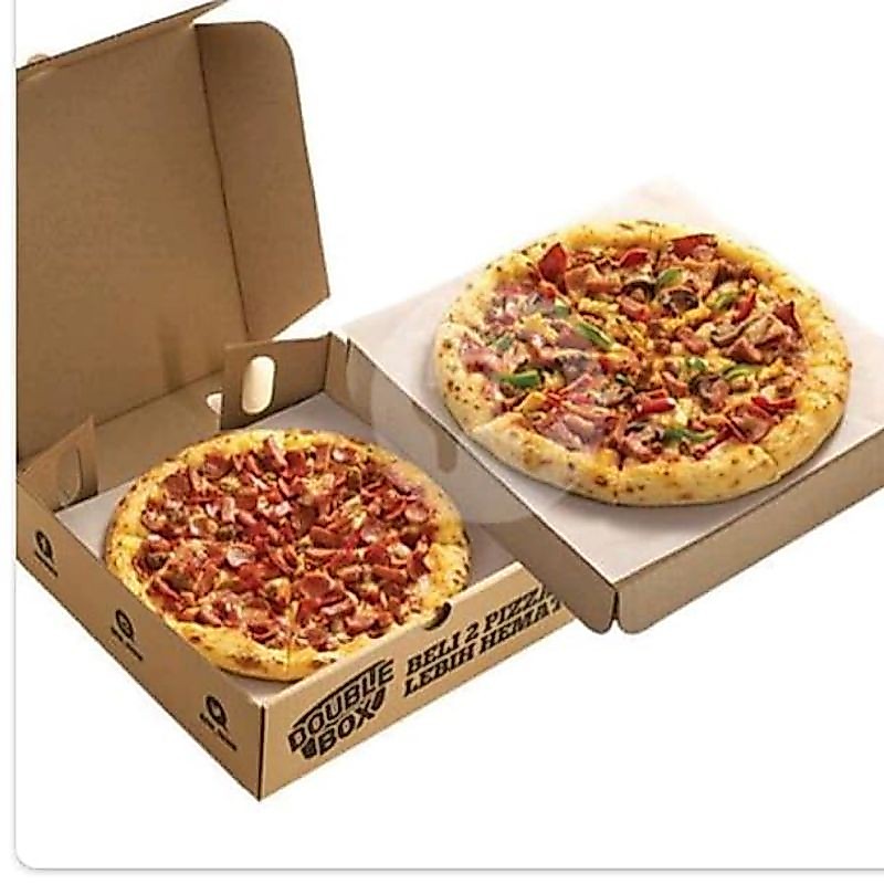 Pizza Hut Double Box Reguler