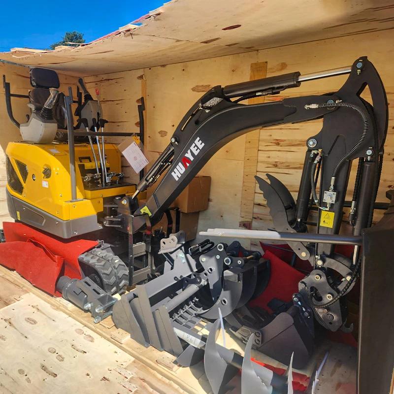 Mini excavator, 3 ton, standar emisi Euro 5 yang disesuaikan, excavator hidrolik beroda rantai, peng