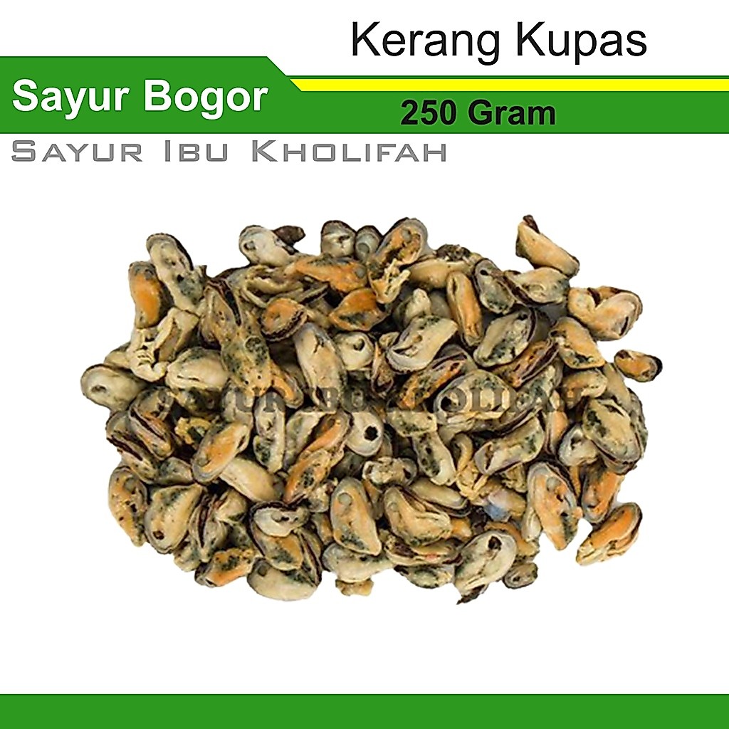 Kerang Ijo Kupas Remis 250 Gram Lauk Pauk Ikan Hasil Laut Segar Bogor