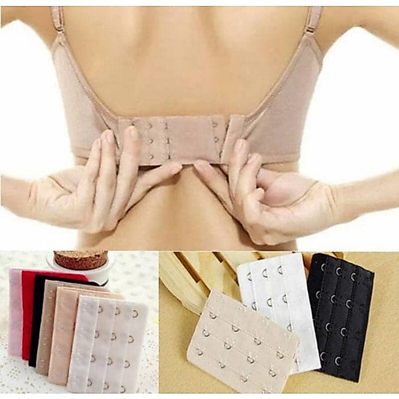 Pengait Bra Extension penyambung tali Bh 3 pengait