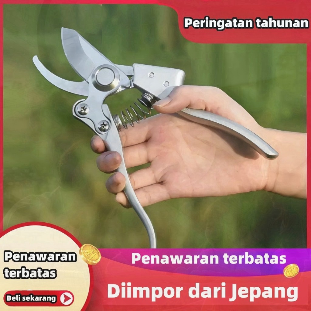 Gunting Taman Kualitas Tinggi Asli Jepang/Gunting Pemangkasan Tanaman/Gunting Taman Gaya Jepang/Set 