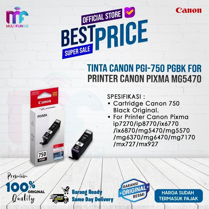 TINTA CANON PGI-750 PGBK for Printer Canon Pixma MG5470